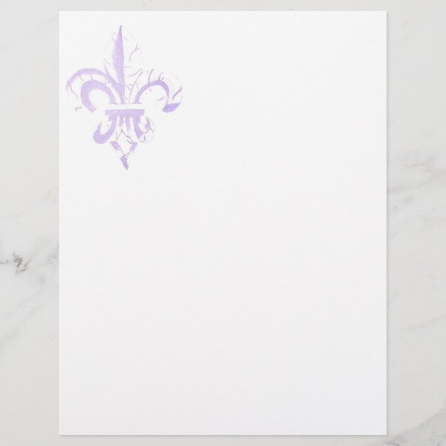 Fleur De Lis Letterhead (Front)