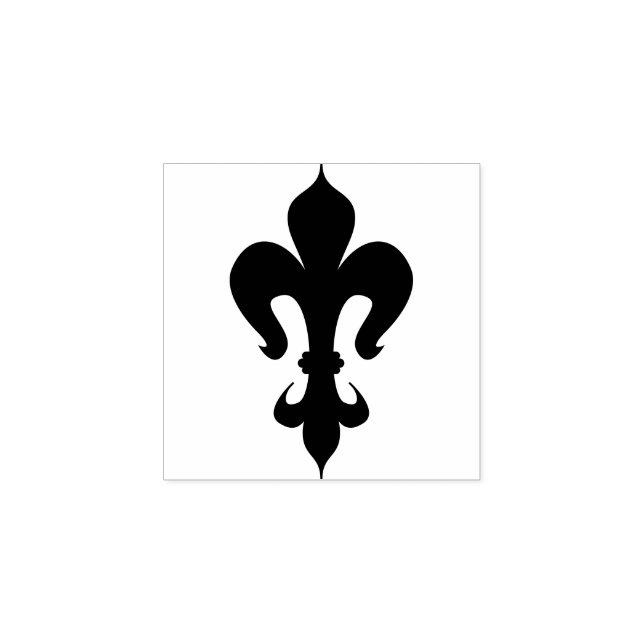 Fleur de lis - Lilie - Lily - Sword lily Rubber Stamp (Imprint)