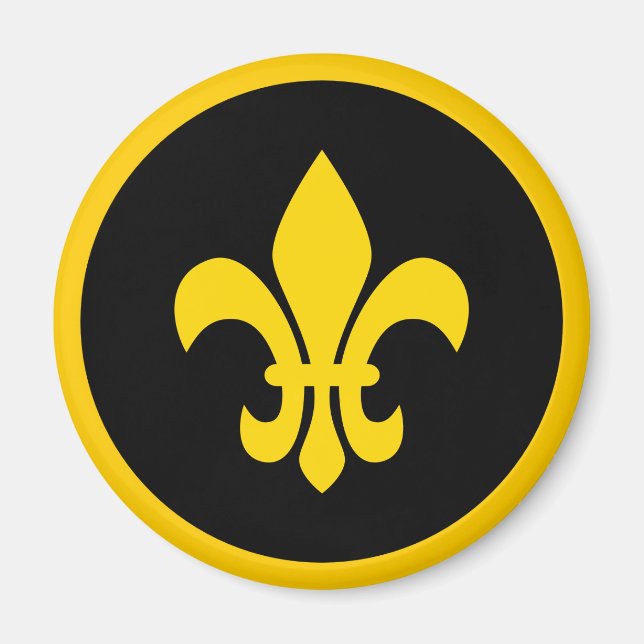 Fleur de Lis Magnet (Front)