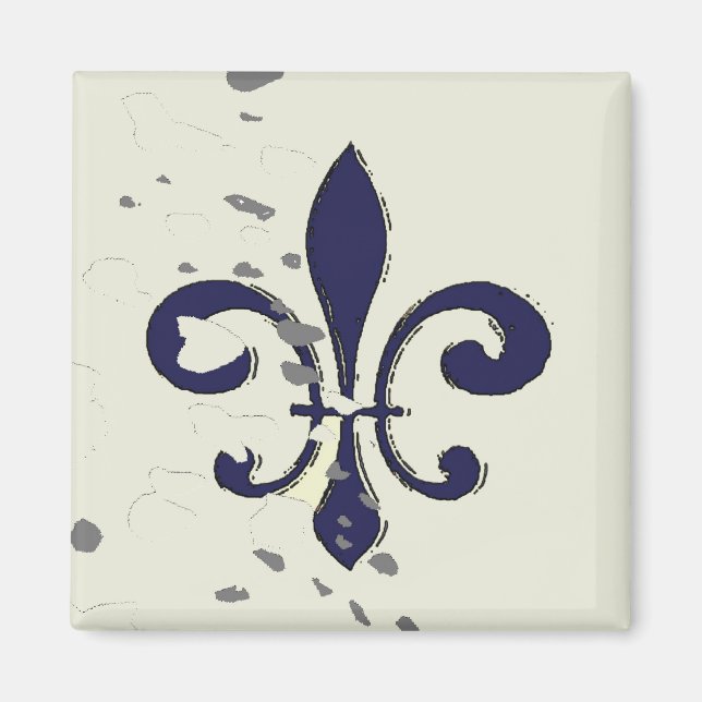 Fleur De Lis Magnet (Front)
