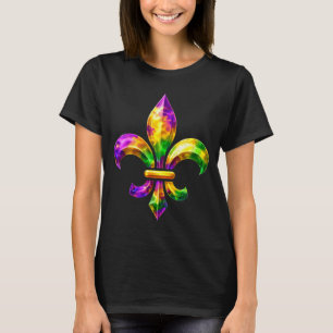 Fleur De Lis Mardi Gras 2026 Symbol Louisiana New  T-Shirt
