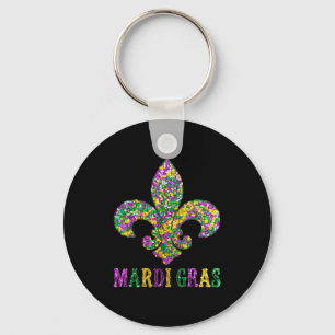 Fleur De Lis Mardi Gras Symbol Louisiana New Orlea Key Ring