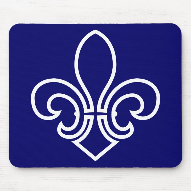 Fleur de Lis Mouse Mat (Front)