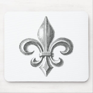 Fleur de Lis Mouse Mat
