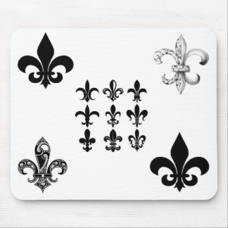 fleur-de-lis mouse mat