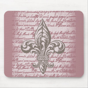 Fleur De lis Mouse Mat