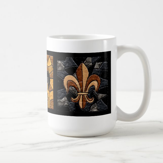 Fleur de Lis Mug (Right)