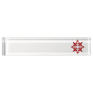 Fleur de Lis Nameplate