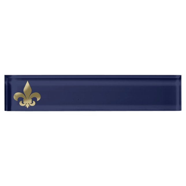 Fleur de Lis Nameplate (Front)