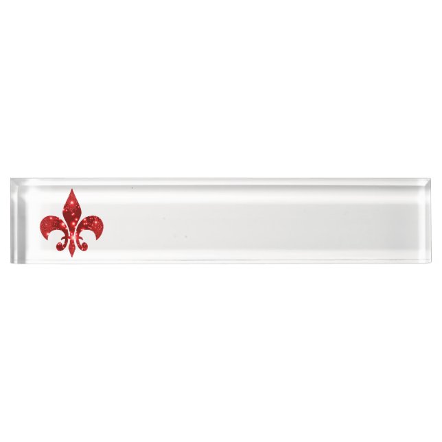 Fleur de Lis Nameplate (Front)