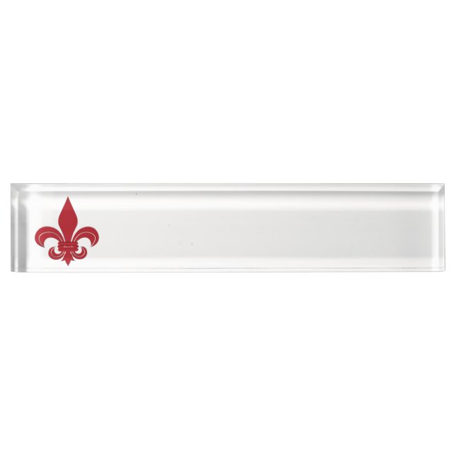 Fleur de Lis Nameplate (Front)
