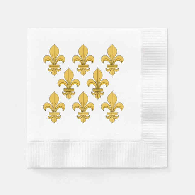 Fleur-de-lis Napkin (Front)