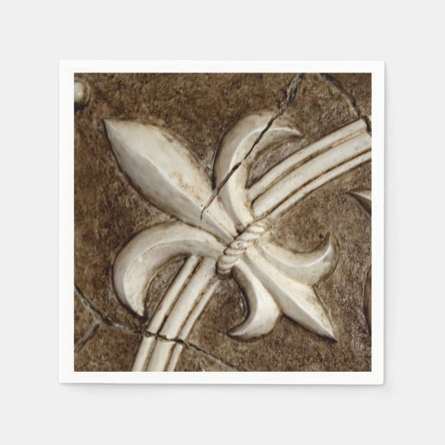 Fleur de Lis Napkin (Front)
