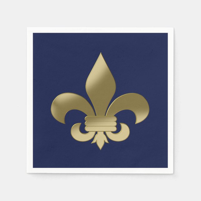 Fleur de Lis Napkin (Front)