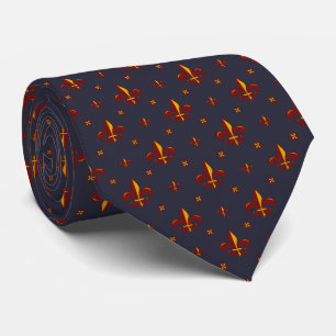 Fleur De Lis Neck Tie