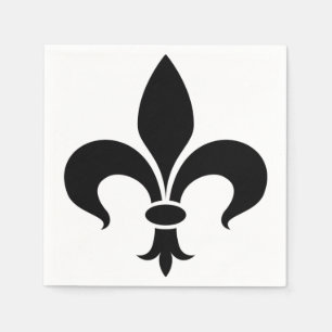 Fleur de Lis Paris French Themed Paper Napkins