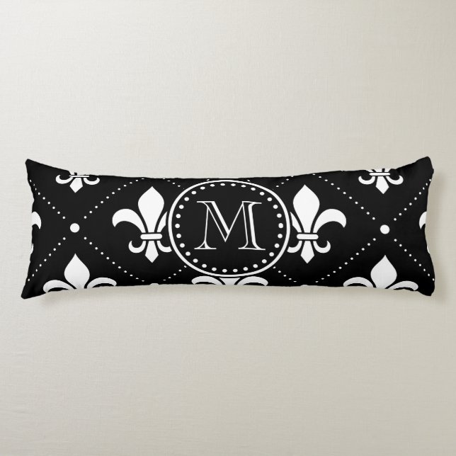 Fleur De Lis Pattern Body Cushion (Front)