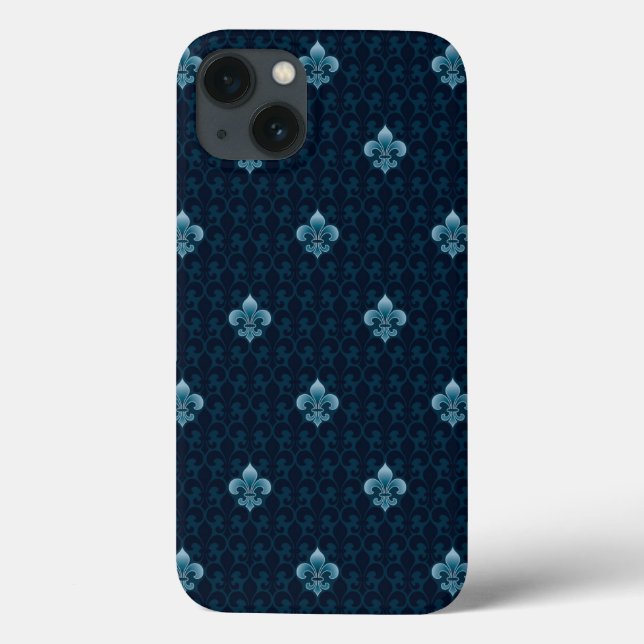 Fleur De Lis Pattern Case-Mate iPhone Case (Back)