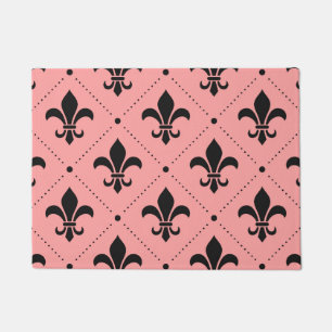 Fleur De Lis Pattern Doormat