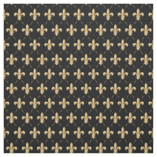 Fleur De Lis Pattern Fabric