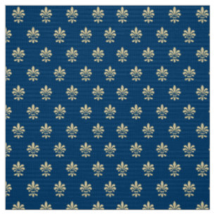 Fleur De Lis Pattern Fabric