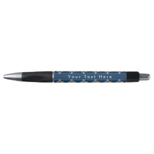Fleur de Lis Pattern, French, Royal, Cream, Blue