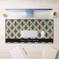 Fleur de Lis Pattern, French, Royal, Green