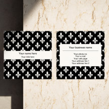 Fleur de Lis Pattern, French, Royal, White