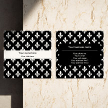 Fleur de Lis Pattern, French, Royal, White