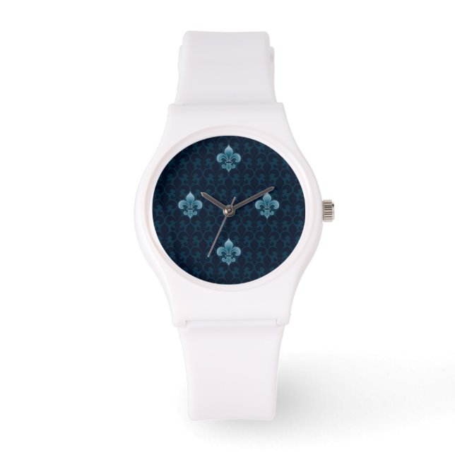 Fleur De Lis Pattern Watch (Front)