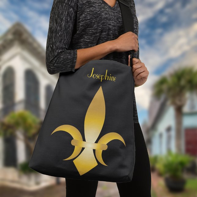 Fleur-De-Lis Personalised Crossbody Bag (Creator Uploaded)