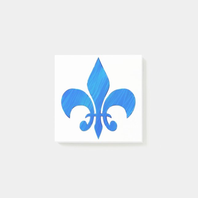 fleur-de-lis post-it notes (Front)