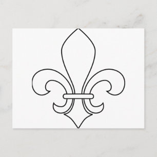 Fleur-de-lis Postcard