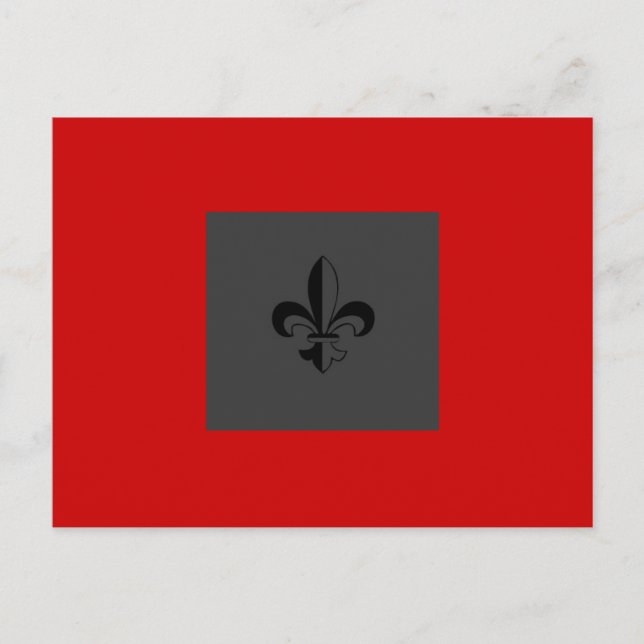 Fleur de lis postcard (Front)