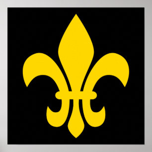 Fleur de Lis Poster