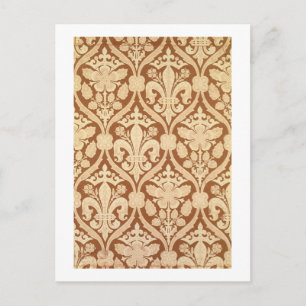 'Fleur-de-Lis', reproduction wallpaper designed by Postcard