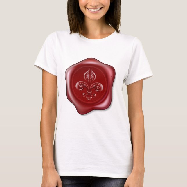 Fleur-de-lis Sealing Wax T-Shirt (Front)