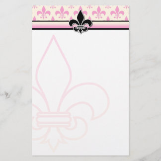 Fleur de Lis Stationary Design Stationery