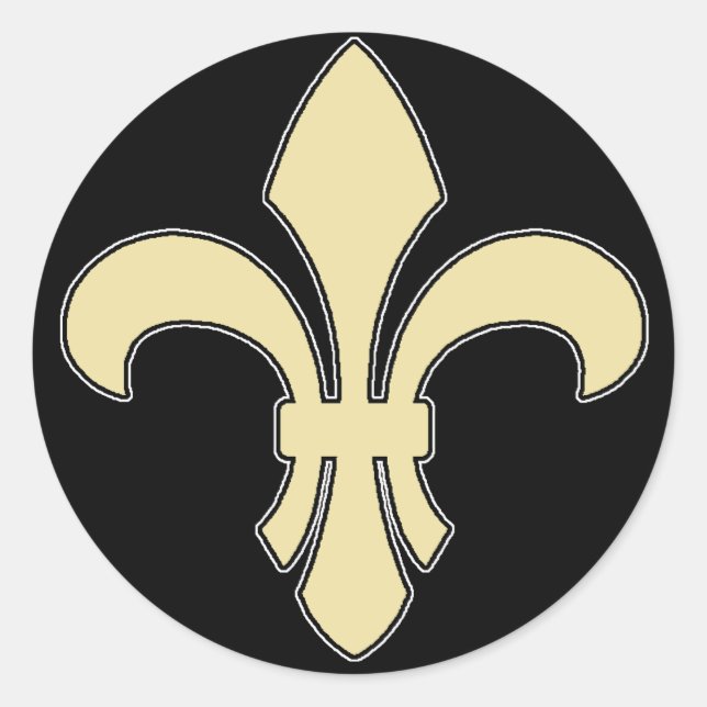 Fleur de lis Stickers (Front)