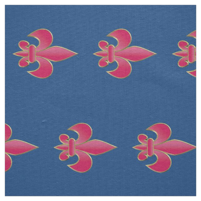 Fleur de Lis symbol Fabric (Swatch)