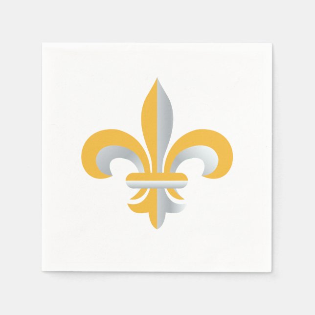 Fleur de Lis symbol Napkin (Front)