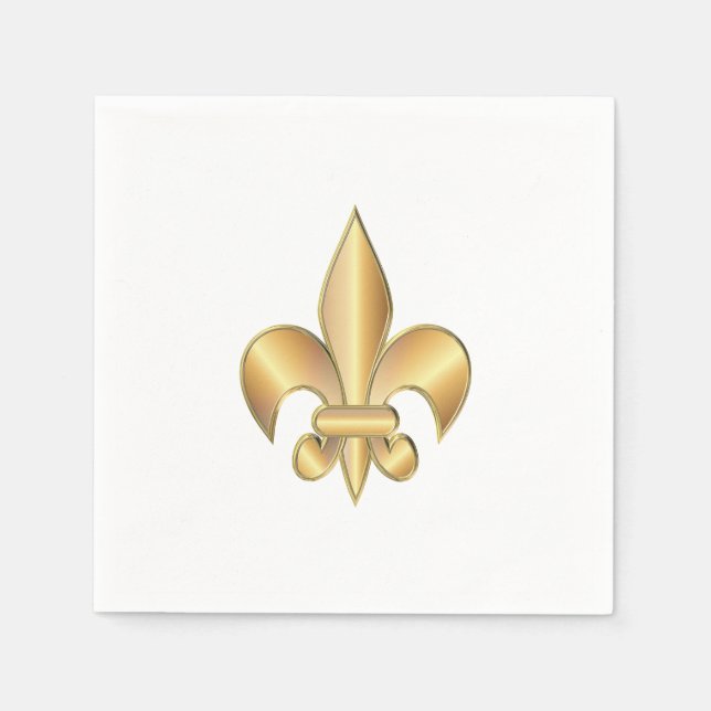 Fleur de Lis symbol Napkin (Front)