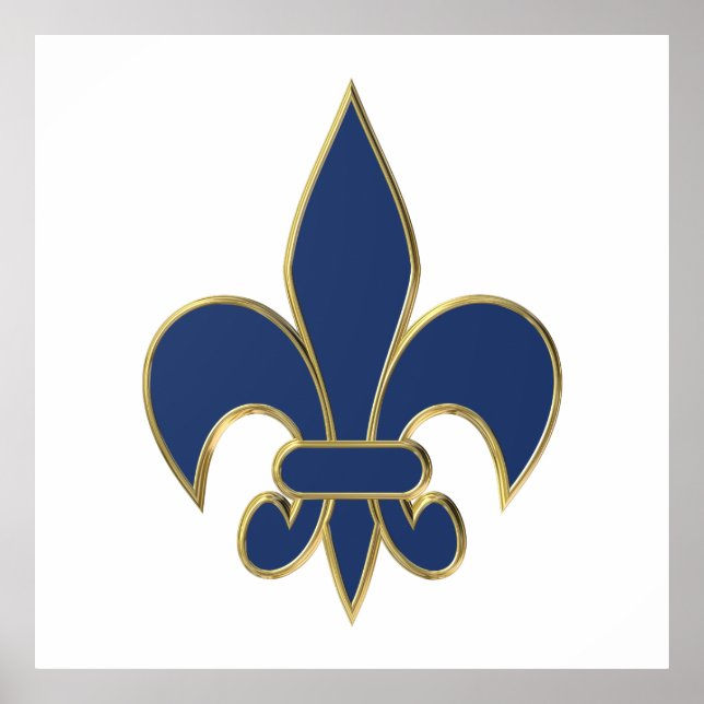 Fleur de Lis symbol Poster (Front)