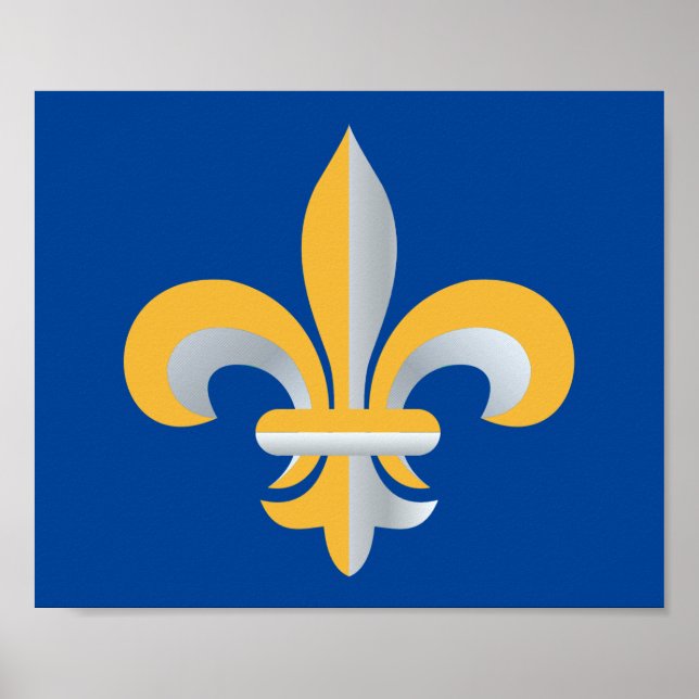 Fleur de Lis symbol Poster (Front)