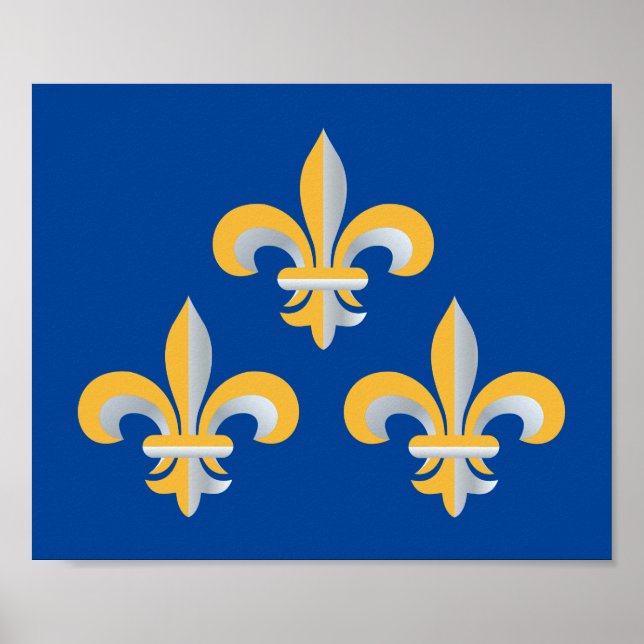 Fleur de Lis symbol Poster (Front)