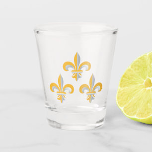 Fleur de Lis symbol Shot Glass