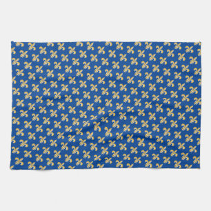 Fleur de Lis symbol Tea Towel