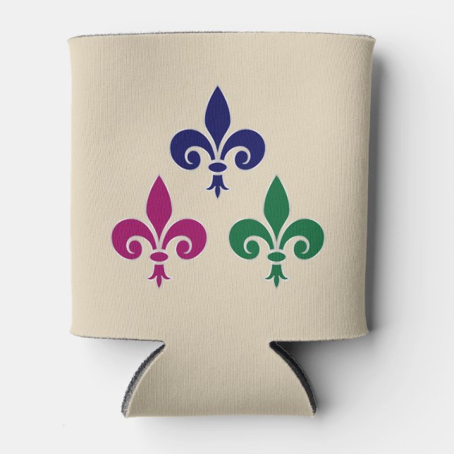 Fleur-de-lis symbols can cooler (Front)