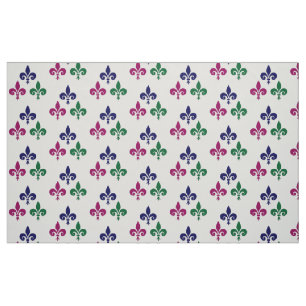 Fleur-de-lis symbols fabric