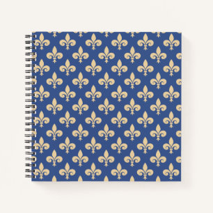 Fleur-de-lis symbols notebook